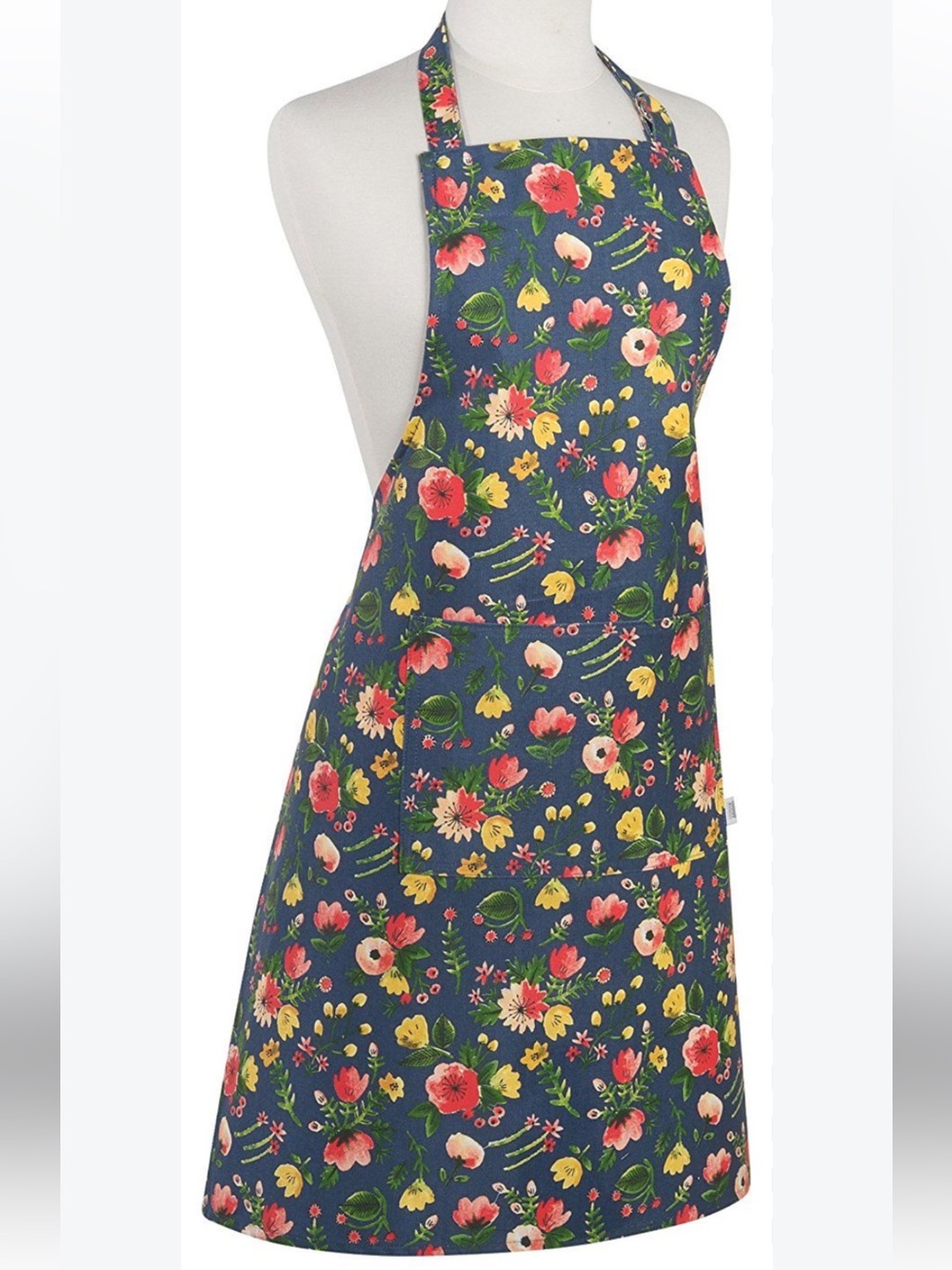 Chef Floral Apron Adjustable Front pocket Cottagecore now designs by Danica